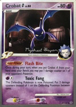 Crobat G LV.44 (47/127) (Happy Luck - Mychael Bryan) [World Championships 2010] | GnG Games