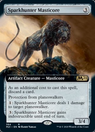 Sparkhunter Masticore (Extended Art) [Core Set 2021] | GnG Games