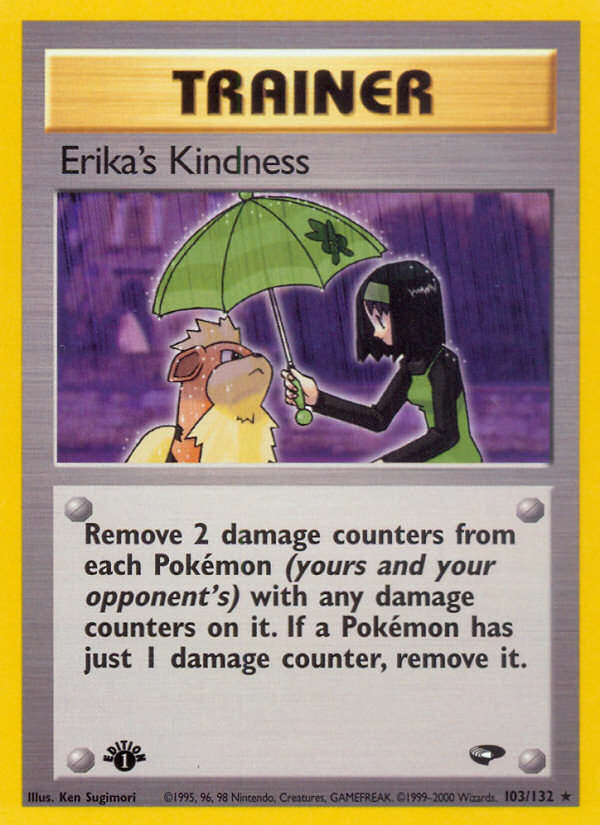 Erika's Kindness (103/132) [Gym Challenge 1st Edition] | GnG Games