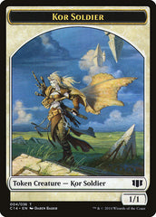 Kor Soldier // Pegasus Double-sided Token [Commander 2014 Tokens] | GnG Games