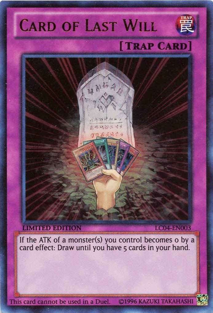 Card of Last Will [LC04-EN003] Ultra Rare | GnG Games