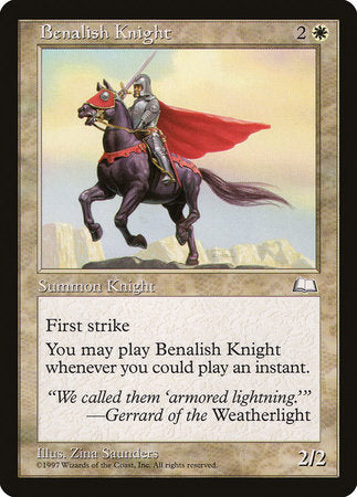 Benalish Knight [Weatherlight] | GnG Games