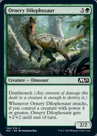 Ornery Dilophosaur [Core Set 2021] | GnG Games