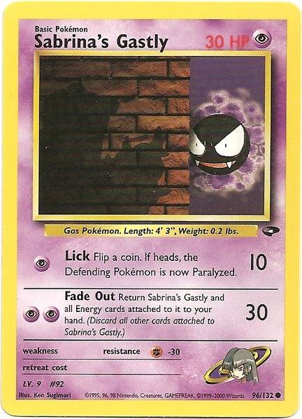 Sabrina's Gastly (96/132) [Gym Challenge Unlimited] | GnG Games