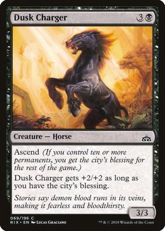 Dusk Charger [Rivals of Ixalan] | GnG Games