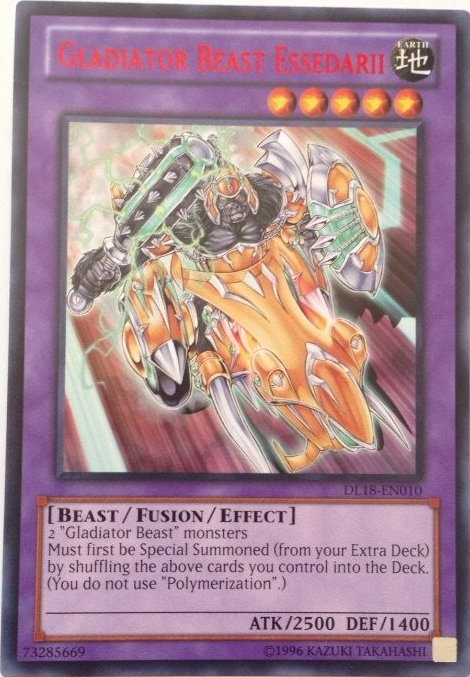 Gladiator Beast Essedarii (Red) [DL18-EN010] Rare | GnG Games