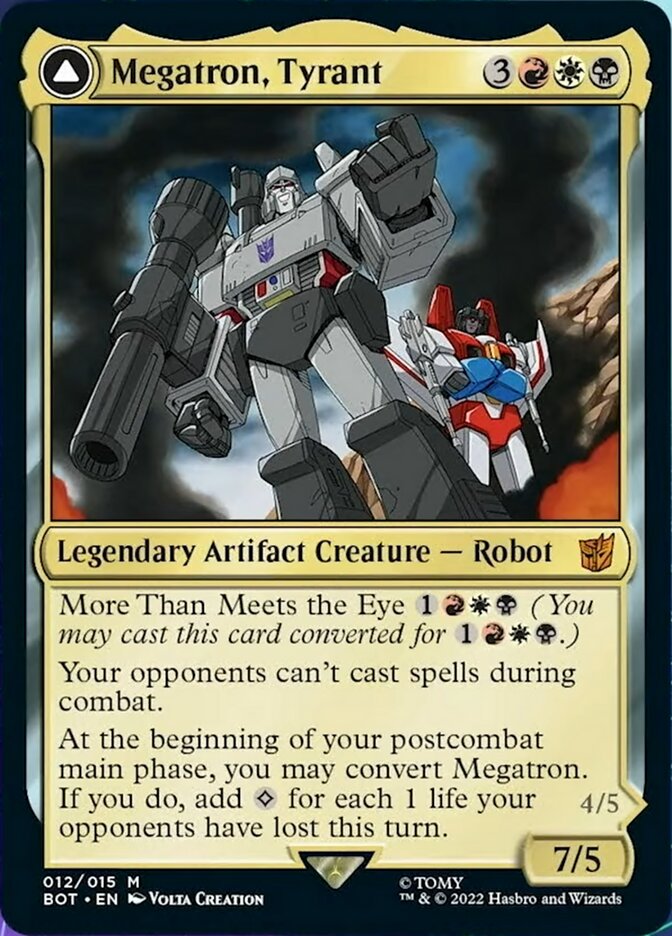 Megatron, Tyrant // Megatron, Destructive Force [Universes Beyond: Transformers] | GnG Games