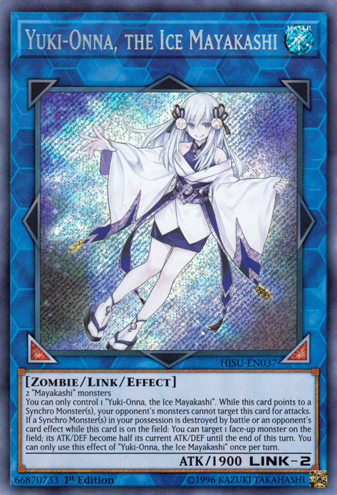 Yuki-Onna, the Ice Mayakashi [HISU-EN037] Secret Rare | GnG Games