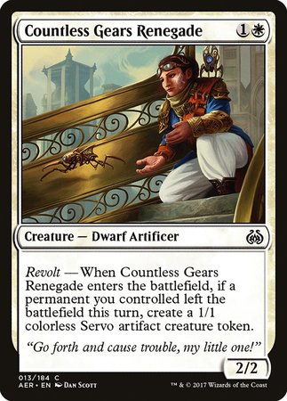 Countless Gears Renegade [Aether Revolt] | GnG Games