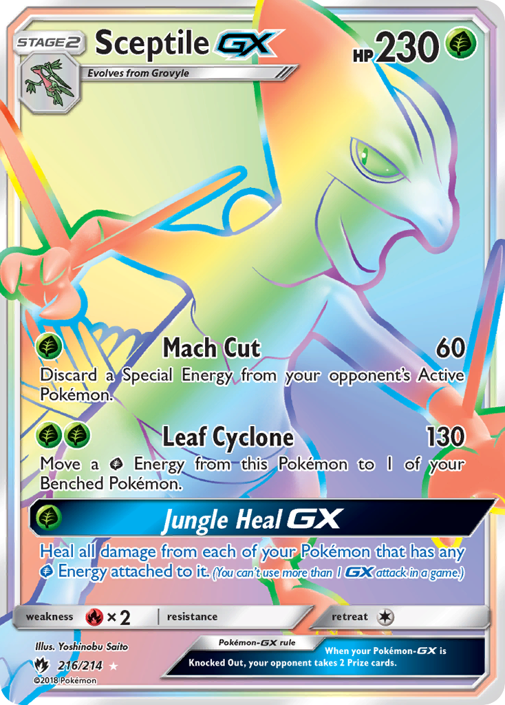 Sceptile GX (216/214) [Sun & Moon: Lost Thunder] | GnG Games