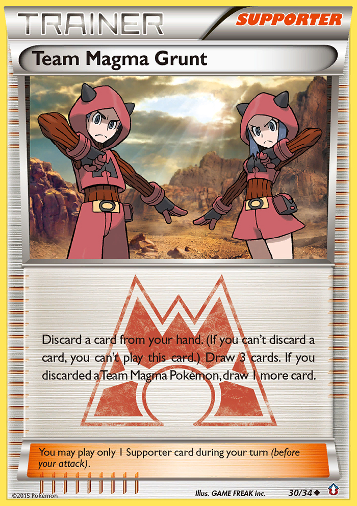 Team Magma Grunt (30/34) [XY: Double Crisis] | GnG Games