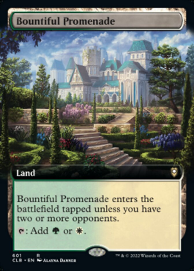 Bountiful Promenade (Extended Art) [Commander Legends: Battle for Baldur's Gate] | GnG Games