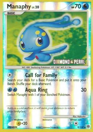 Manaphy (9/130) [Burger King Promos: 2008 Collection] | GnG Games