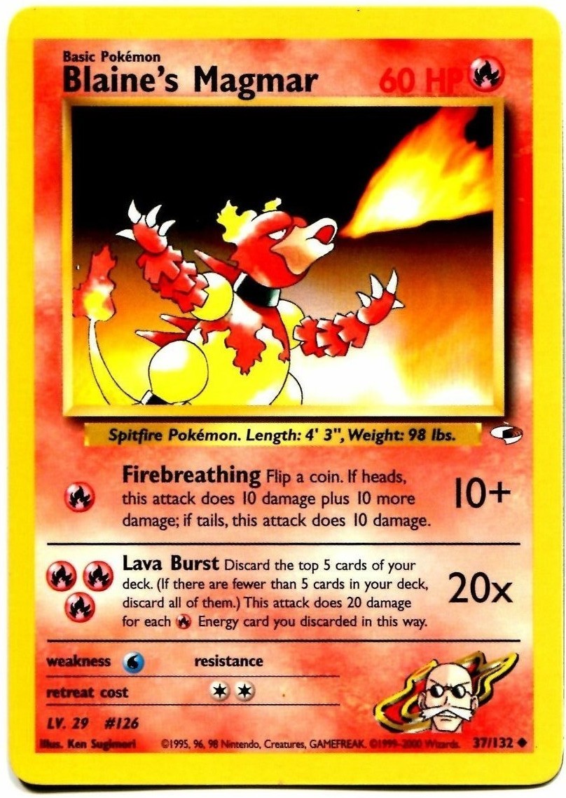 Blaine's Magmar (37/132) [Gym Heroes Unlimited] | GnG Games