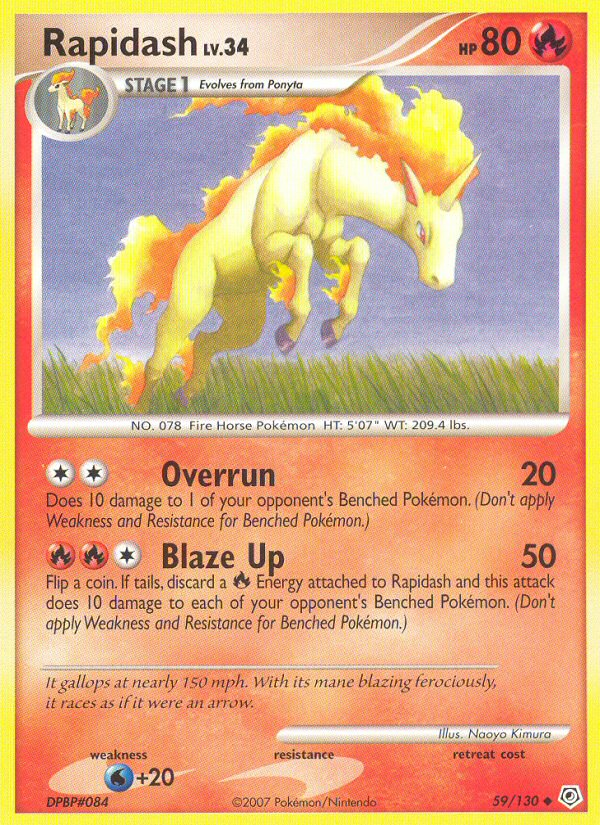 Rapidash (59/130) [Diamond & Pearl: Base Set] | GnG Games