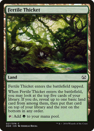 Fertile Thicket [Duel Decks: Nissa vs. Ob Nixilis] | GnG Games