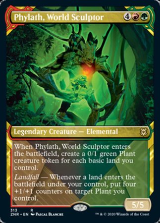 Phylath, World Sculptor (Showcase) [Zendikar Rising] | GnG Games