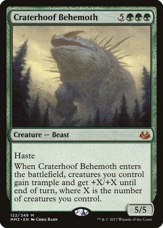 Craterhoof Behemoth [Modern Masters 2017] | GnG Games