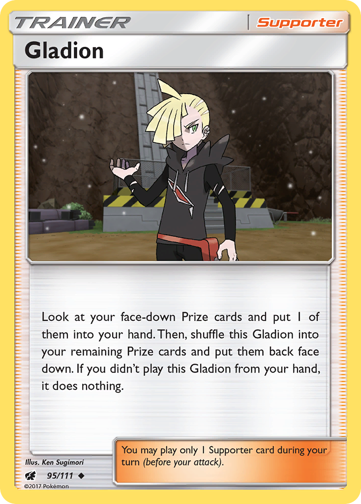 Gladion (95/111) [Sun & Moon: Crimson Invasion] | GnG Games