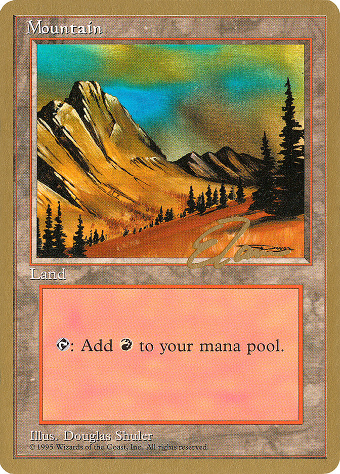 Mountain (et375) (Eric Tam) [Pro Tour Collector Set] | GnG Games