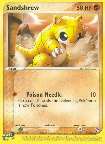 Sandshrew (75/100) [EX: Sandstorm] | GnG Games