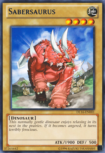 Sabersaurus (Blue) [DL16-EN001] Rare | GnG Games