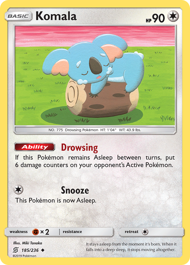 Komala (185/236) [Sun & Moon: Unified Minds] | GnG Games