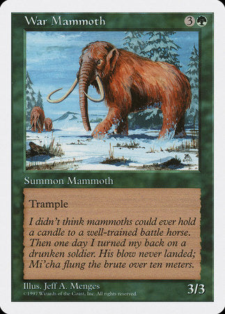 War Mammoth [Fifth Edition] | GnG Games