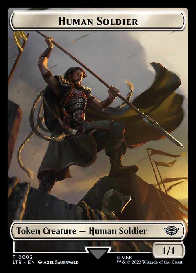 Human Soldier Token (02) [The Lord of the Rings: Tales of Middle-Earth Tokens] | GnG Games