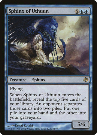 Sphinx of Uthuun [Duel Decks: Venser vs. Koth] | GnG Games