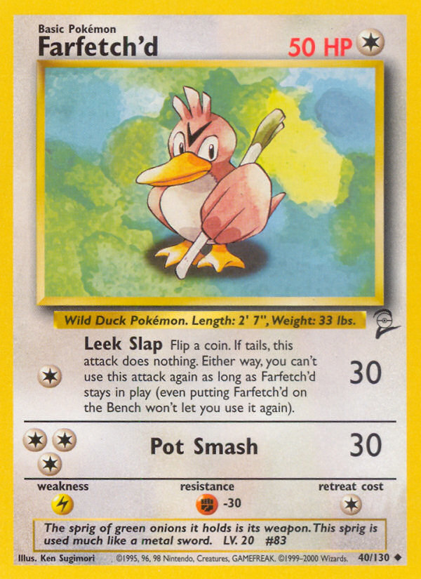 Farfetch'd (40/130) [Base Set 2] | GnG Games