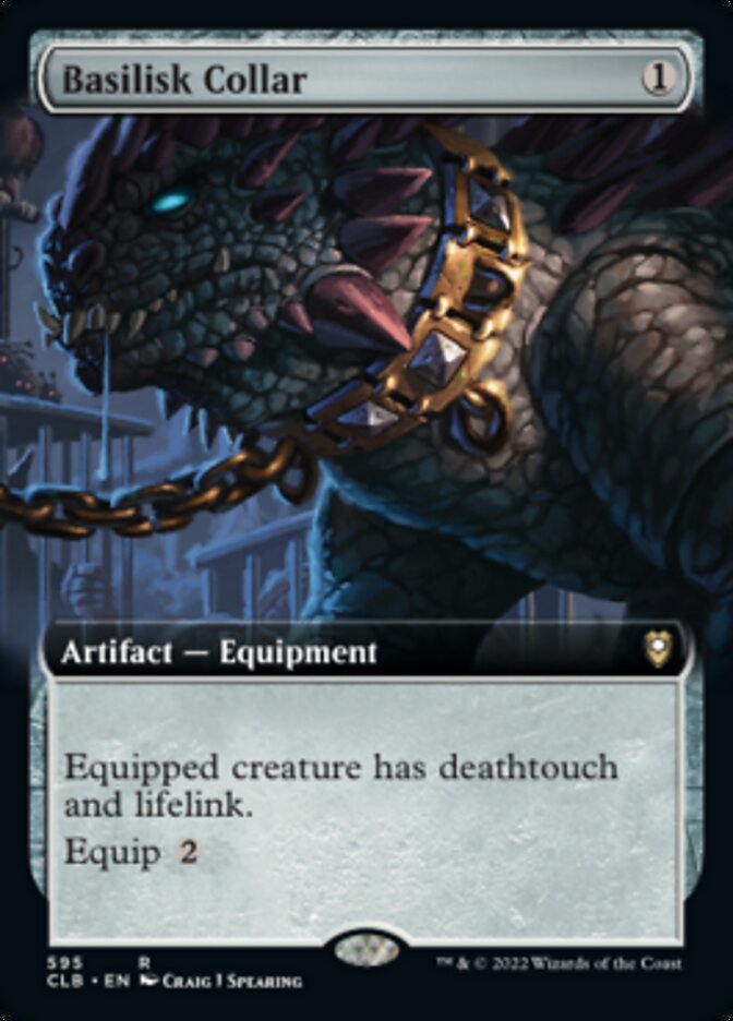 Basilisk Collar (Extended Art) [Commander Legends: Battle for Baldur's Gate] | GnG Games