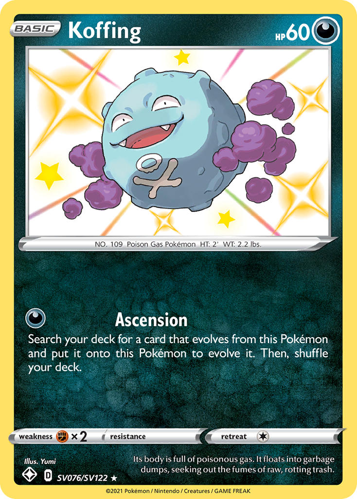 Koffing (SV076/SV122) [Sword & Shield: Shining Fates] | GnG Games