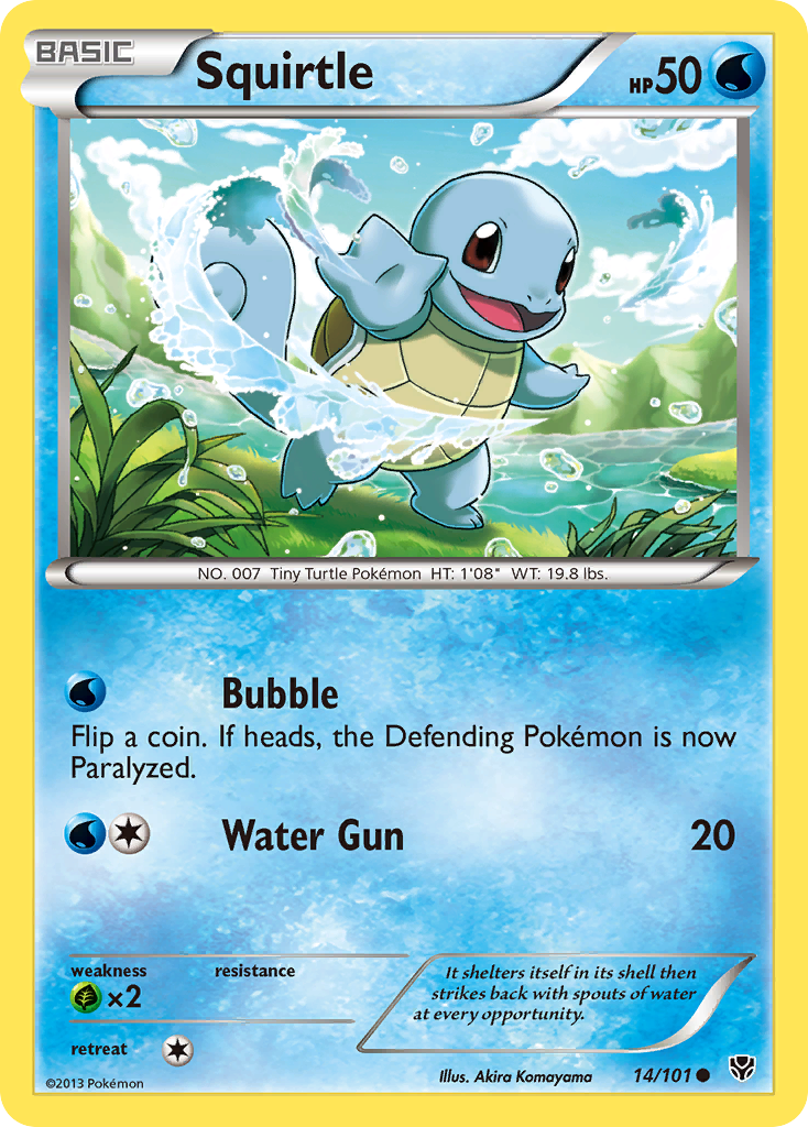 Squirtle (14/101) [Black & White: Plasma Blast] | GnG Games