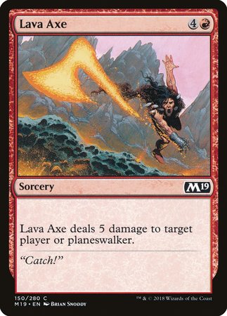 Lava Axe [Core Set 2019] | GnG Games