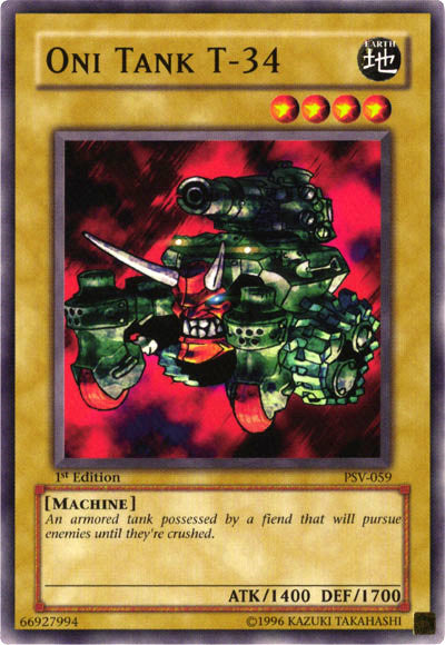 Oni Tank T-34 [PSV-059] Common | GnG Games