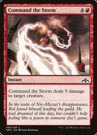 Command the Storm [Guilds of Ravnica] | GnG Games