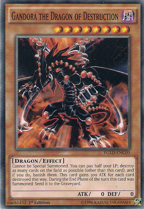 Gandora the Dragon of Destruction (C) [YGLD-ENC03] Common | GnG Games