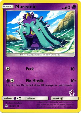 Mareanie (105/214) (Mewtwo Deck) [Battle Academy 2020] | GnG Games