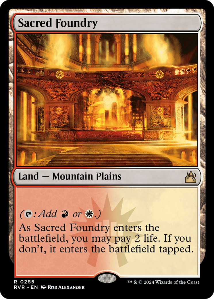 Sacred Foundry [Ravnica Remastered] | GnG Games