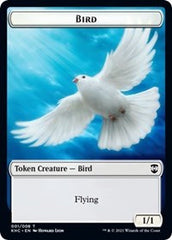 Bird // Spirit Double-sided Token [Kaldheim Commander Tokens] | GnG Games