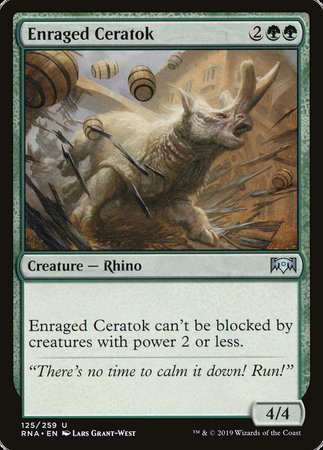 Enraged Ceratok [Ravnica Allegiance] | GnG Games