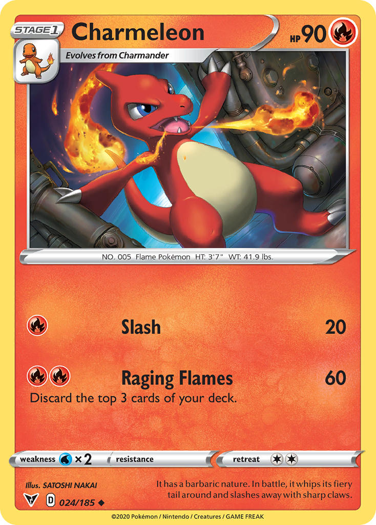 Charmeleon (024/185) [Sword & Shield: Vivid Voltage] | GnG Games