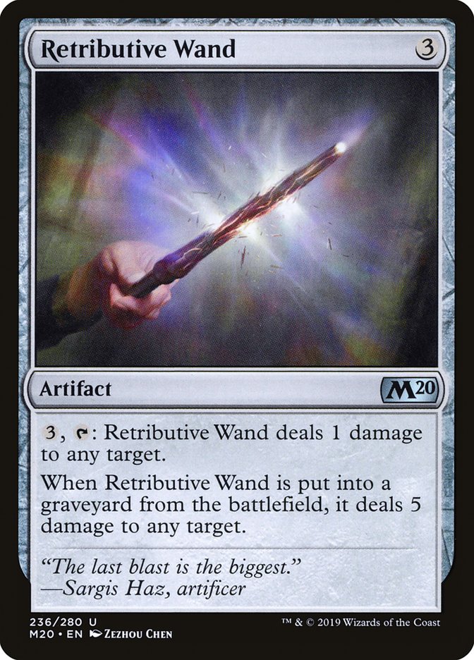 Retributive Wand [Core Set 2020] | GnG Games