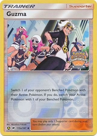 Guzma (115a/147) (Regional Championship Promo) [Sun & Moon: Burning Shadows] | GnG Games