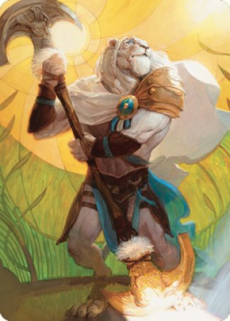 Ajani, Sleeper Agent Art Card [Dominaria United Art Series] | GnG Games