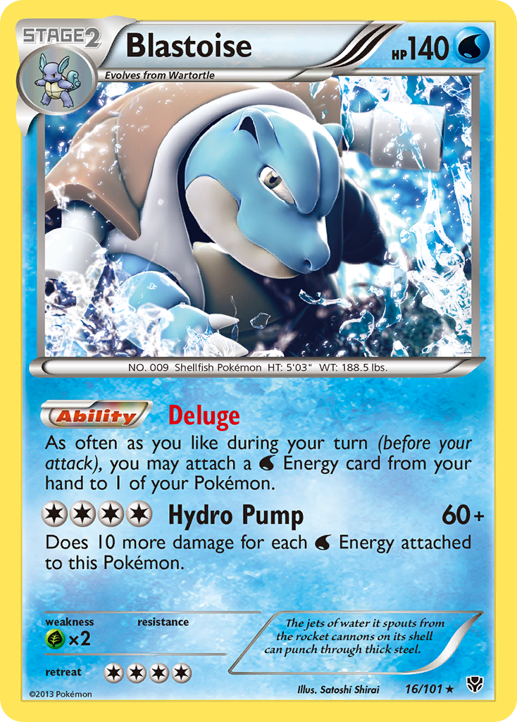 Blastoise (16/101) [Black & White: Plasma Blast] | GnG Games