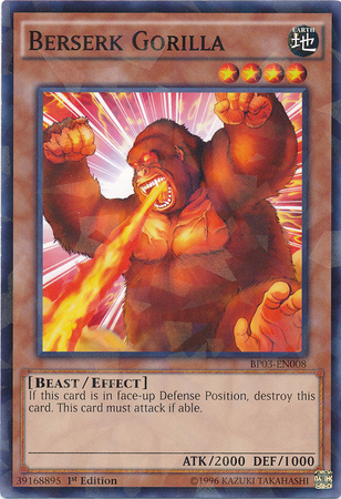 Berserk Gorilla (Shatterfoil) [BP03-EN008] Rare | GnG Games