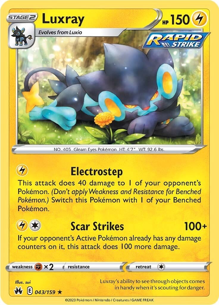 Luxray (043/159) (43) [Sword & Shield: Crown Zenith] | GnG Games