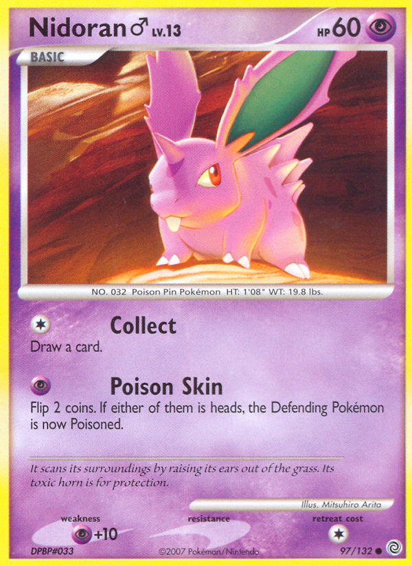 Nidoran (97/132) (Male) [Diamond & Pearl: Secret Wonders] | GnG Games